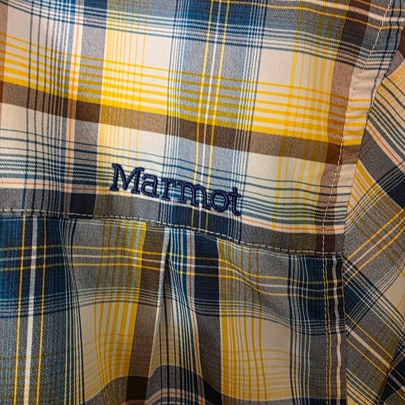 Marmot Men's Short Sleeve Button-down Shirt Size Large - Picture 4 of 7